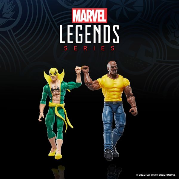Marvel Legends Series Iron Fist and Luke Cage 85th Anniversary Comics 6-Inch Action Figures Maple and Mangoes
