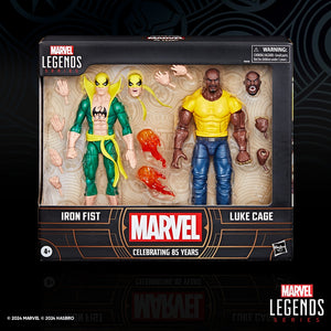 Marvel Legends Series Iron Fist and Luke Cage 85th Anniversary Comics 6-Inch Action Figures Maple and Mangoes