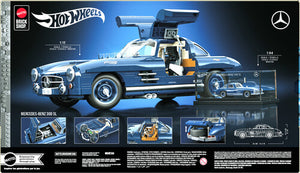 Mattel Brick Shop - Hot Wheels Premium Series Mercedes-Benz 300Sl, Includes 1 Collectible Diecast Car, 1600 Piece Collectible Building Toy Set Maple and Mangoes