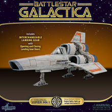 Load image into Gallery viewer, Battlestar Galactica Colonial Viper Mk I Electronic Vehicle With Lieutenant Boomer Action Figure  (Pre-order)
