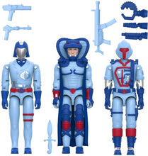 Load image into Gallery viewer, G.I. Joe - Reaction+ Figures - Cobra (Glow Patrol Blue) 3-Pack&nbsp; Maple and  Mangoes
