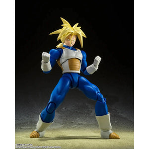 Dragon Ball Z Super Saiyan Trunks Infinite Latent Super Power S.H.Figuarts Action Figure - Reissue Maple and Mangoes