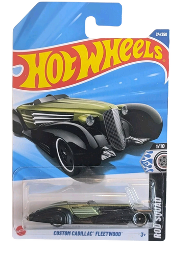 2025 Hot Wheels Custom Cadillac Fleetwood, 24/250, Rod Squad 1/10 Maple and Mangoes