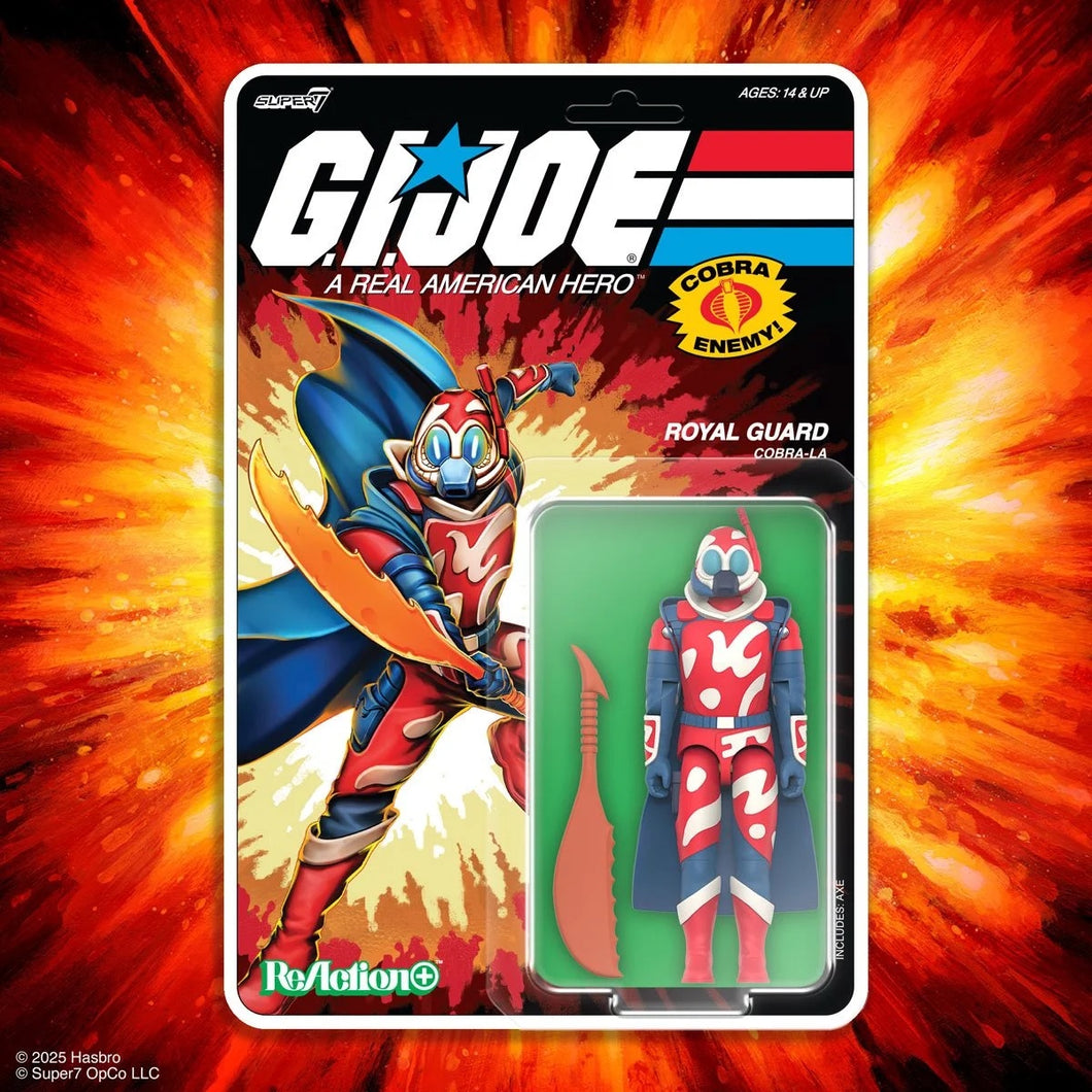 Super7 - G.I. Joe - ReAction+ Wv4 (Movie Collection) - Cobra-La (Royal Guard) Maple and Mangoes