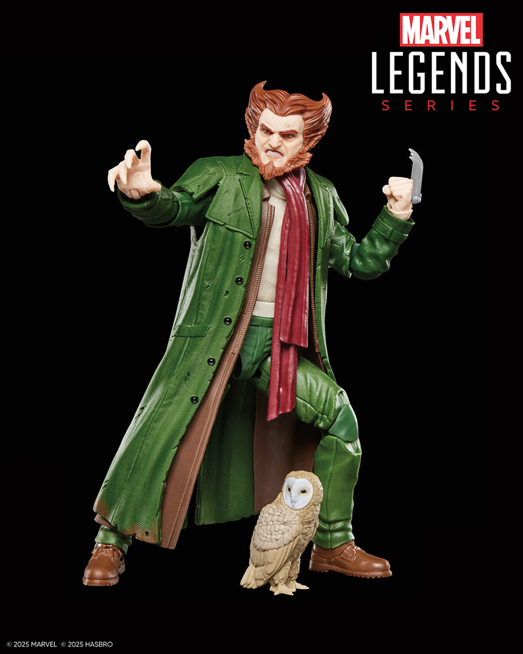 Marvel Legends Series Marvel’s Owl, Retro Cardback Spider-Man Comics Action Figure Maple and Mangoes