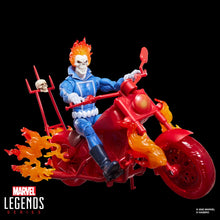 Load image into Gallery viewer, Marvel Legends Series Ghost Rider, Johnny Blaze Action Figure with Motorcycle Maple and Mangoes
