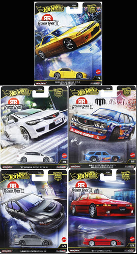 Hot Wheels Car Culture: Ronin Run II 2025 Case of 5  Maple and Mangoes