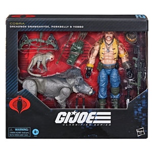 G.I. Joe Classified Series Dreadnok Gnawgahyde and pets Porkbelly & Yobbo 6-Inch Action Figure Maple and Mangoes