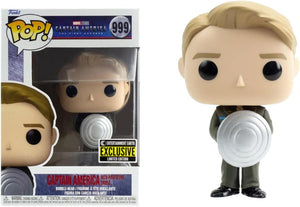 Captain America with Prototype Shield Pop! Vinyl Figure - Entertainment Earth Exclusive (Subtandard Grade Box)