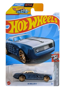 Hot Wheels Let's Race Blue Hi-Roller II # 247/250 HW Rolling Metal # 5/5 Maple and Mangoes