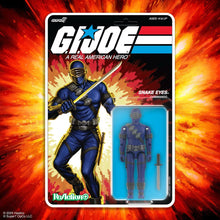 Load image into Gallery viewer, G.I. Joe Snake Eyes (Cartoon) 3 3/4-Inch ReAction+ Figure Maple and Mangoes
