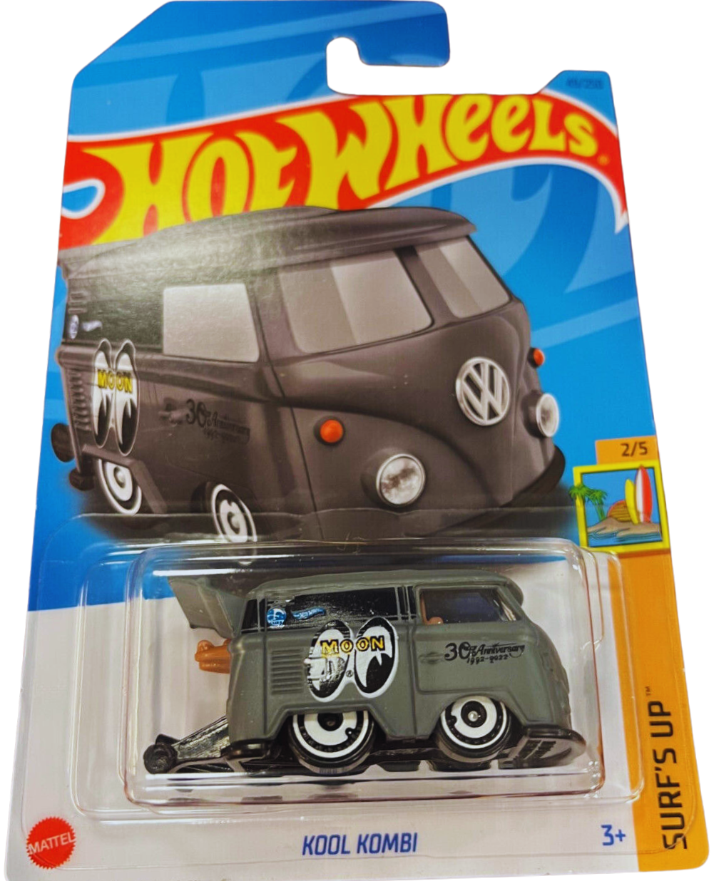 Hot Wheels Kool Kombi Mooneyes Grey 30th Anniversary Surf’s Up 2/5