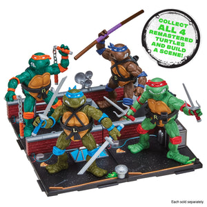 Teenage Mutant Ninja Turtles: 4” Remastered Set of 4 by Playmates Toys Maple and Mangoes