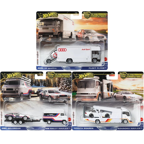 Hot Wheels Team Transport 2025 Mix 2 Vehicle Case of 3  Maple and Mangoes