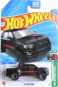 Hot Wheels '23 Ram 1500, HW Reverse Rake 2/5 [Black] 96/250 Maple and Mangoes