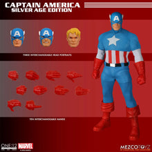 Load image into Gallery viewer, Captain America Silver Age Edition One:12 Collective Action Figure Maple and Mangoes
