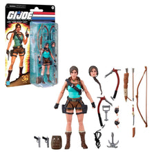 Load image into Gallery viewer, G.I. Joe Classified Series Retro Cardback Collaborative Lara Croft TOMB RAIDER Maple and Mangoes
