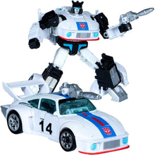 Load image into Gallery viewer, Transformers Studio Series 86 Deluxe Class Transformers: The Movie Autobot Jazz Maple and Mangoes
