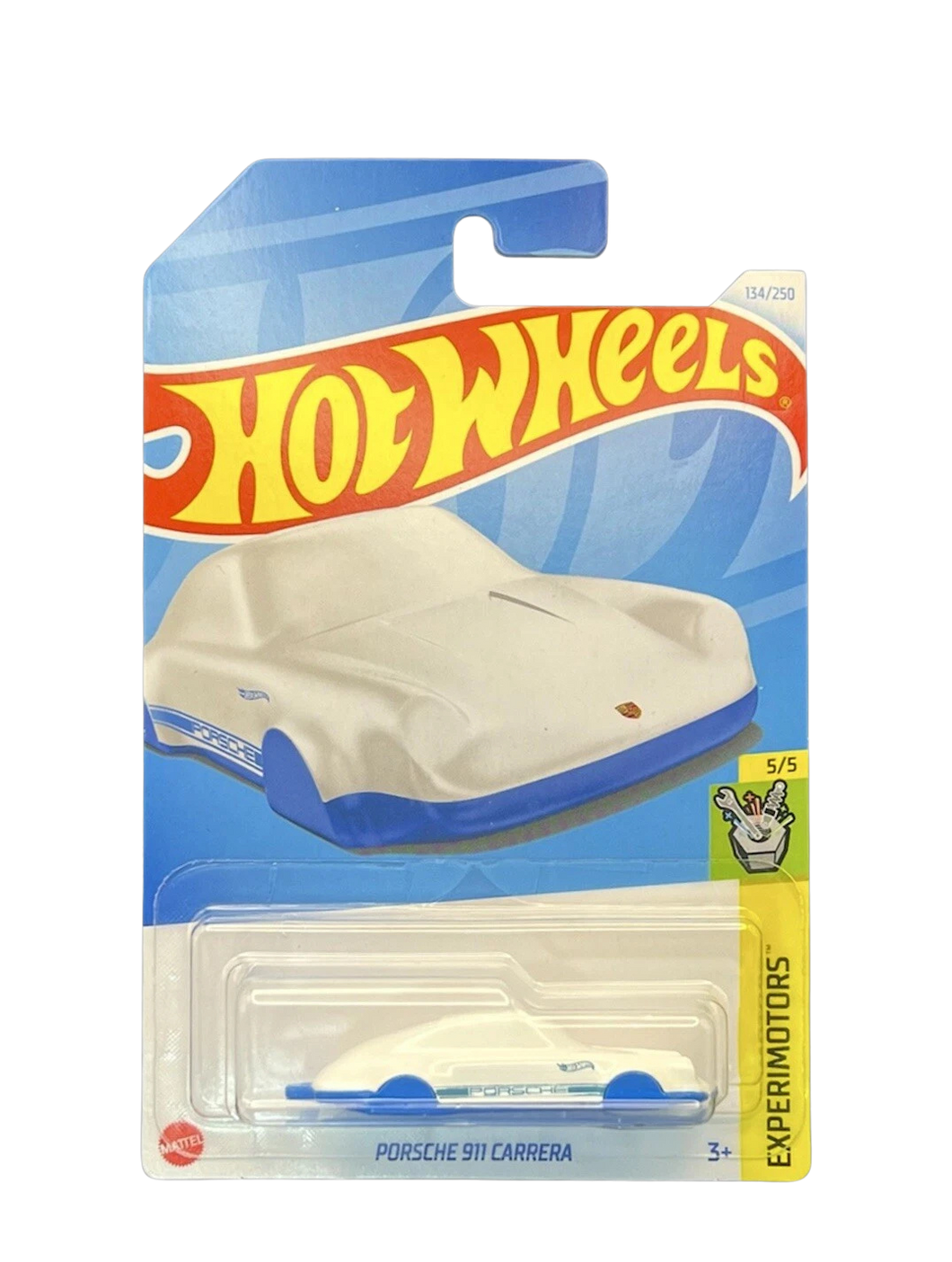 Hot Wheels Experimotors 5/5 in Series Porsche 911 Carrera Key Chain 134/250 Maple and Mangoes
