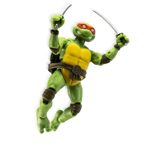 Teenage Mutant Ninja Turtles Best of Donatello, Raphael, Michaelangelo and Leonardo IDW Comic Book and 5-Inch BST AXN Action Figure Set of 4