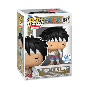 Pop! Monkey D. Luffy (Marineford Memorial) with Pop! Hard Protector (Exclusive) Maple and Mangoes
