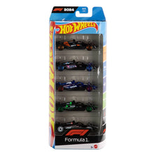 Load image into Gallery viewer, Hot Wheels Formula 1 Die-Cast Vehicles 5-Pack Maple and Mangoes
