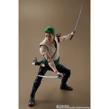 Load image into Gallery viewer, One Piece Netflix Series Roronoa Zoro S.H.Figuarts Action Figure Maple and Mangoes
