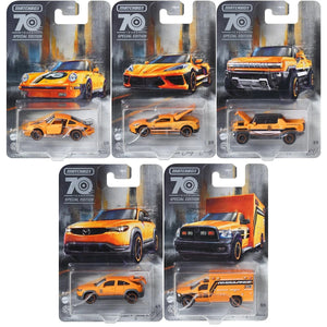 Matchbox 70th Anniversary Moving Parts Vehicles Set of 5 Maple and Mangoes