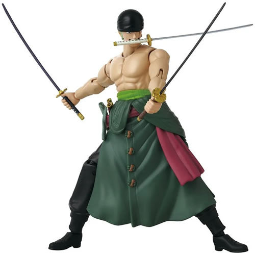 Anime Heroes Figures - One Piece - Roronoa Zoro Three Sword Style Maple and Mangoes
