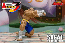 Load image into Gallery viewer, 1/12 Street Fighter ZERO3 Action Figure Sagat Maple and Mangoes

