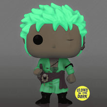 Load image into Gallery viewer, Pop! Animation - One Piece - Roronoa Zoro (GID) Exclusive Maple and Mangoes
