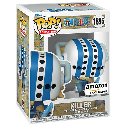 Funko Pop! vinyl figure packaging with Amazon Exclusive label