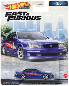 Hot Wheels Fast and Furious 2023 Mix 3 Case of 5 Maple and Mangoes