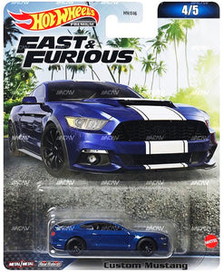 Hot Wheels Fast and Furious 2023 Mix 3 Case of 5 Maple and Mangoes