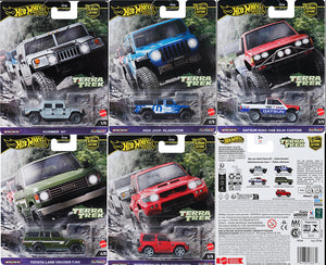 Hot Wheels Car Culture 2024 Mix 3 Vehicle Terra Trek Set of 5 Maple and Mangoes