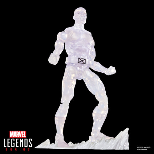 Marvel Legends Series Secret Wars Ice Man, X-Men Retro Marvel Comics Collectible 6 Inch Action Figure with Lenticular Shield Maple and Mangoes