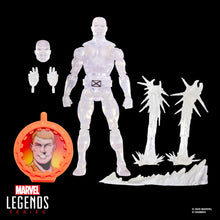 Load image into Gallery viewer, Marvel Legends Series Secret Wars Ice Man, X-Men Retro Marvel Comics Collectible 6 Inch Action Figure with Lenticular Shield Maple and Mangoes
