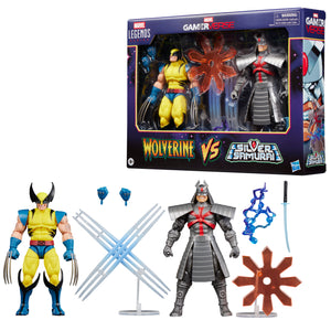 Marvel Legends Series Gamerverse Wolverine vs Marvel's Silver Samurai Action Figure Collectibles Maple and Mangoes