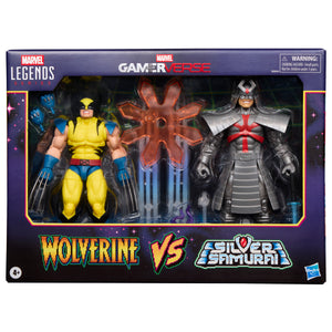 Marvel Legends Series Gamerverse Wolverine vs Marvel's Silver Samurai Action Figure Collectibles Maple and Mangoes