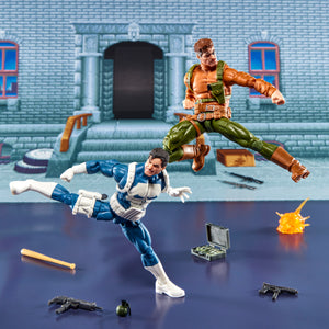 Marvel Legends Series Gamerverse Punisher and Nick Fury 6-Inch Action Figures Maple and Mangoes