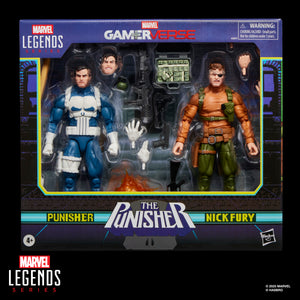 Marvel Legends Series Gamerverse Punisher and Nick Fury 6-Inch Action Figures Maple and Mangoes