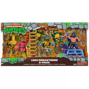 Teenage Mutant Ninja Turtles: Classic 4" Remastered Figure Bundle - 6 Pack Maple and Mangoes