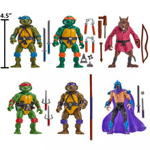 Load image into Gallery viewer, Teenage Mutant Ninja Turtles: Classic 4&quot; Remastered Figure Bundle - 6 Pack Maple and Mangoes
