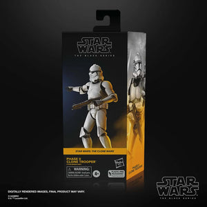Star Wars The Black Series Phase II Clone Trooper 6-Inch Action Figure Maple and Mangoes