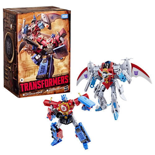 Transformers Timelines Figures - Optimus Prime And Starscream 2-Pack (Comic Edition) Maple and Mangoes