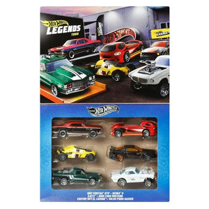 Hot Wheels 1:64 Scale Die-Cast Toy Cars &amp; Trucks, Set of 6 HW Legends Exclusive Maple and Mangoes