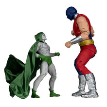 Load image into Gallery viewer, DC Multiverse Figures - JSA: Black Vengeance - 7" Scale The Spectre Vs. Atom Smasher Megafig 2-Pack Maple and Mangoes Maple and Mangoes
