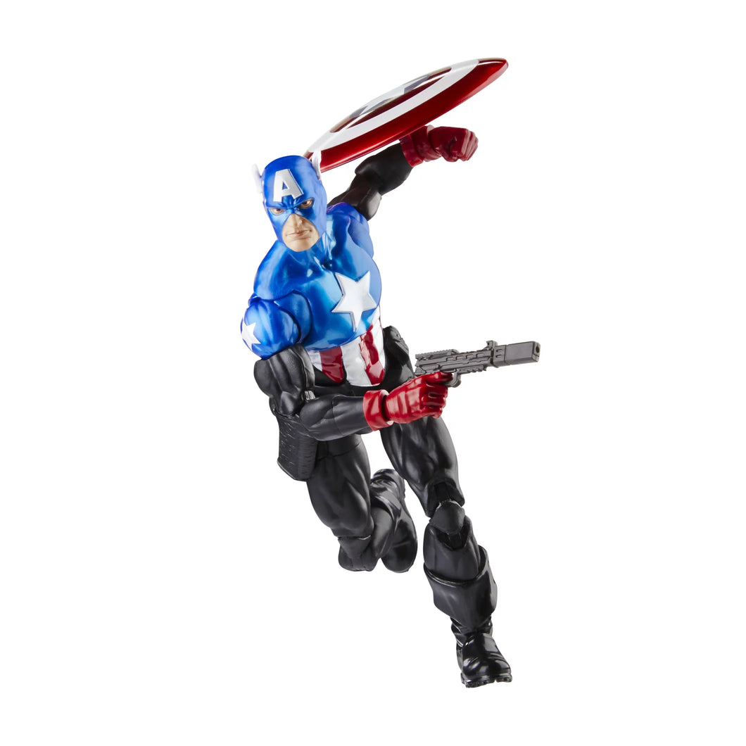 Marvel Legends Series Captain America Bucky Barnes Avengers 60th Anniversary Action Figure - Exclusive Maple and Mangoes