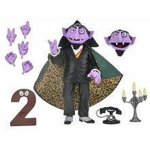 Load image into Gallery viewer, Sesame Street 7&quot; Scale Figures - Ultimate The Count Maple and Mangoes
