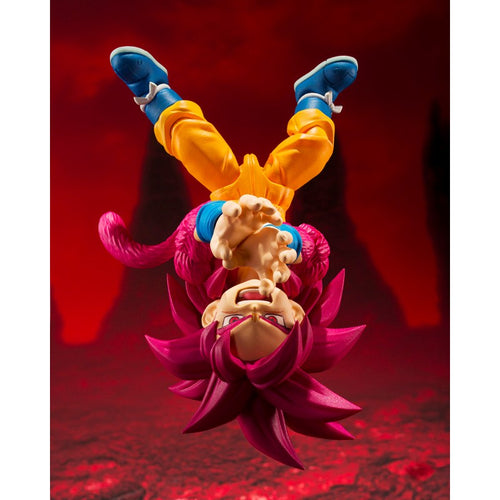S.H.Figuarts Super Saiyan 4 Son Goku (Mini) -DAIMA- Dragon Ball Daima Action Figure Maple and Mangoes